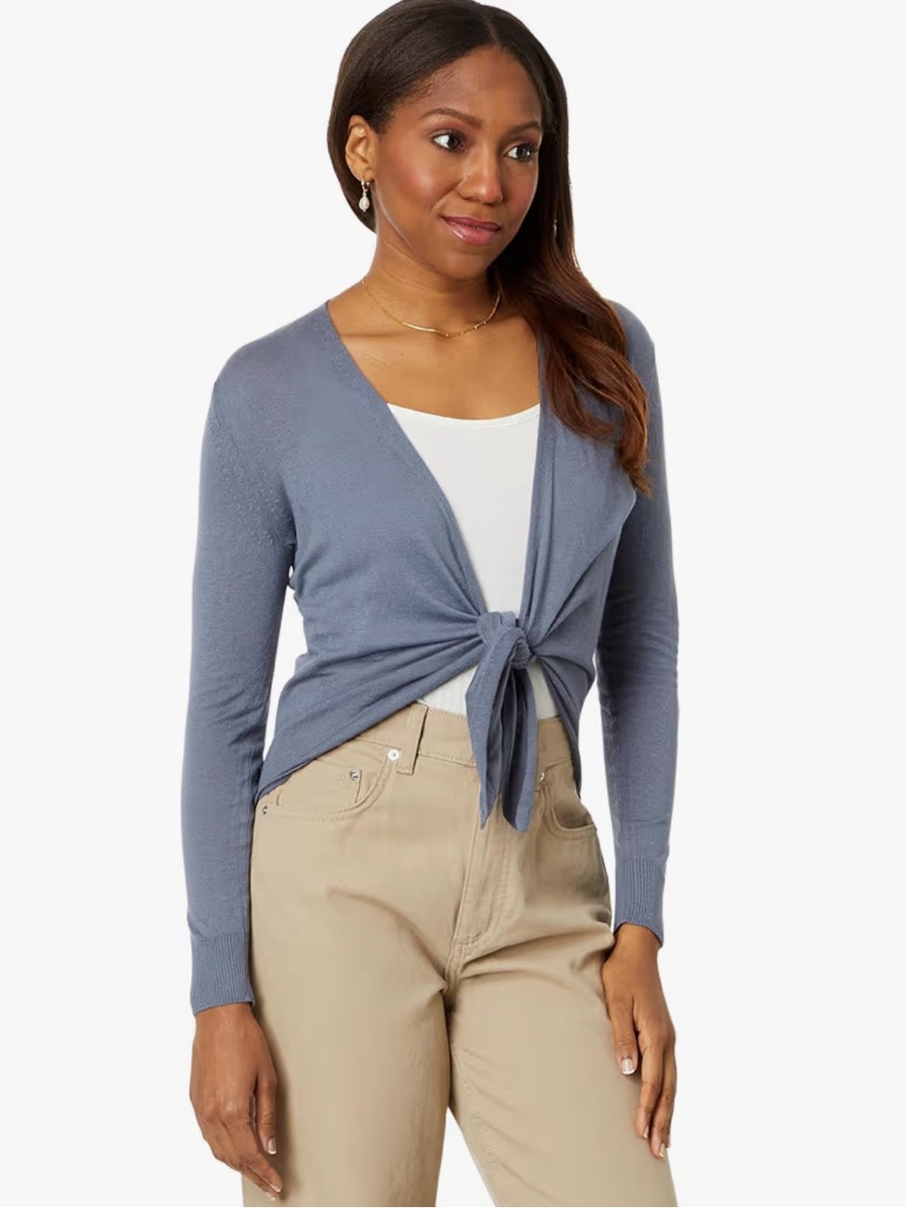 Like New Nic+Zoe 4 Way All Year Cardigan, Slate Gray,Size XXL, Worn Twice, Soft!